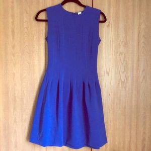 Blue Fit & Flare Dress